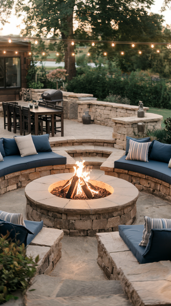 28 Creative Yard Fire Pit Ideas for a Warm and Inviting Backyard