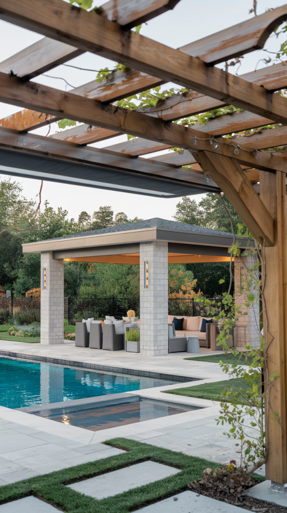 Upgrade Your Outdoor Space: 32 Inspiring Pool Pavilion Ideas