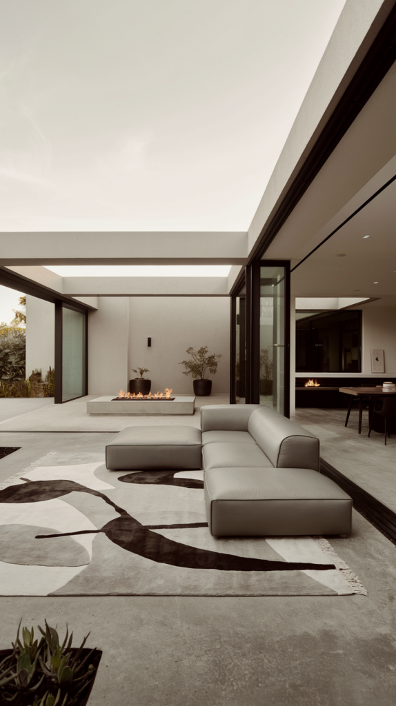 28 Modern Indoor-Outdoor Living Room Inspirations for Seamless Living