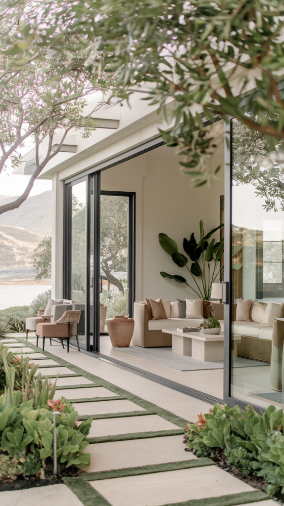 28 Modern Indoor-Outdoor Living Room Inspirations for Seamless Living