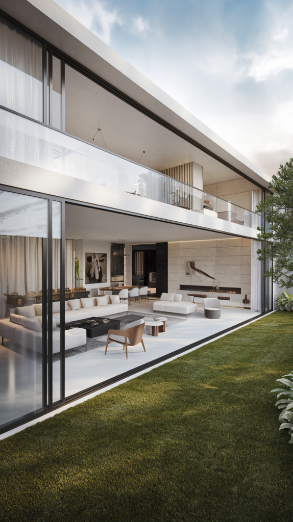 28 Modern Indoor-Outdoor Living Room Inspirations for Seamless Living