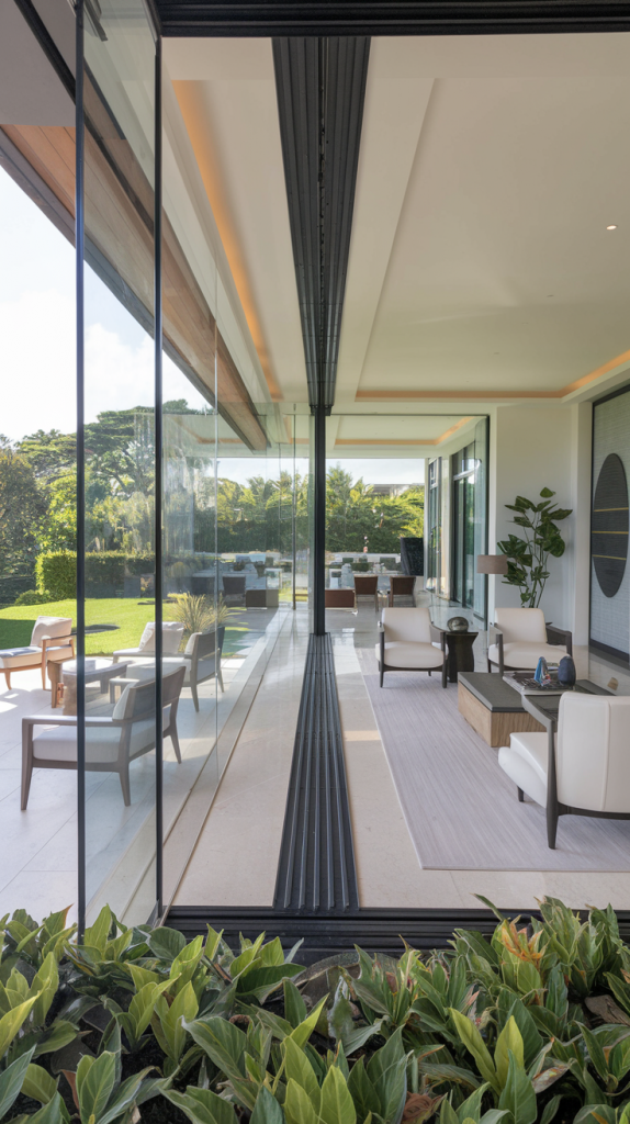 28 Modern Indoor-Outdoor Living Room Inspirations for Seamless Living