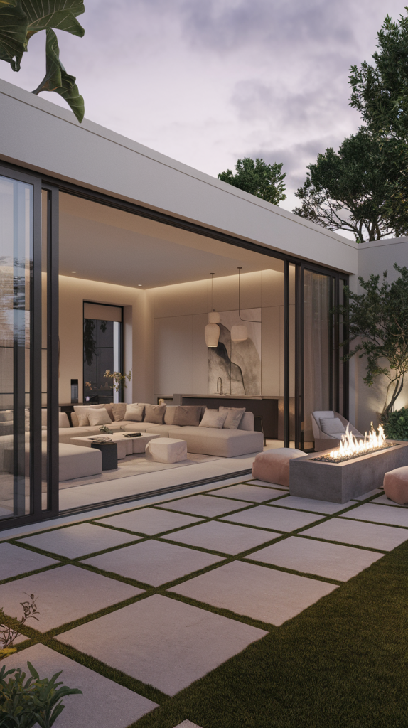 28 Modern Indoor-Outdoor Living Room Inspirations for Seamless Living