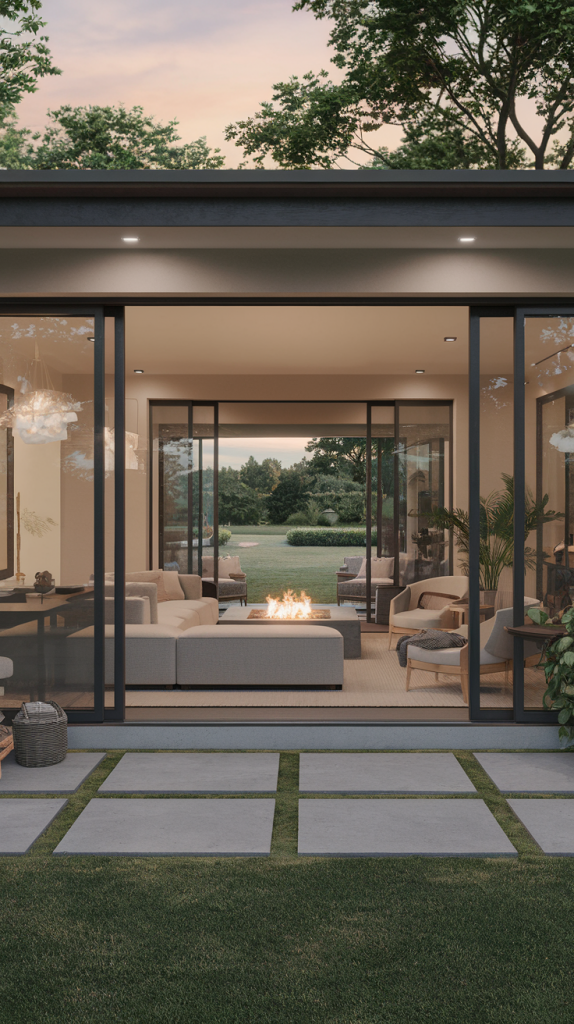 28 Modern Indoor-Outdoor Living Room Inspirations for Seamless Living