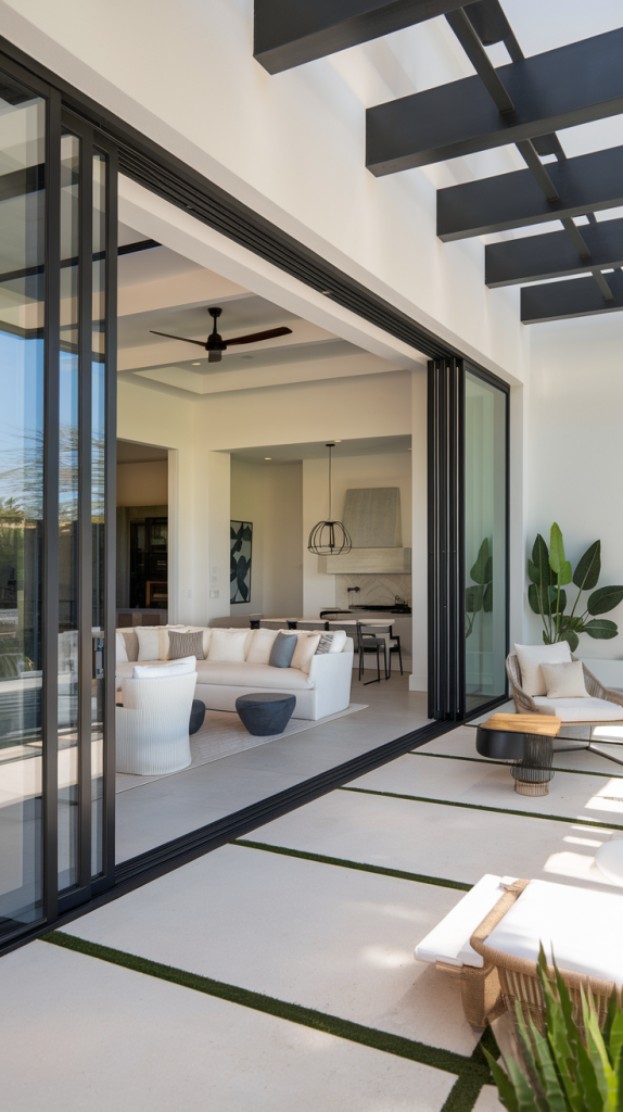 28 Modern Indoor-Outdoor Living Room Inspirations for Seamless Living