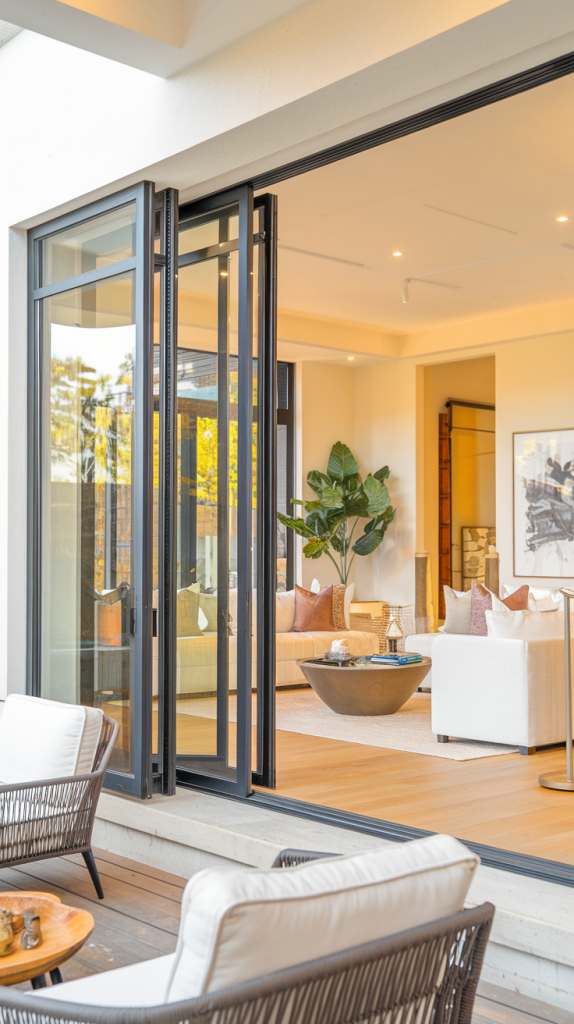 28 Modern Indoor-Outdoor Living Room Inspirations for Seamless Living