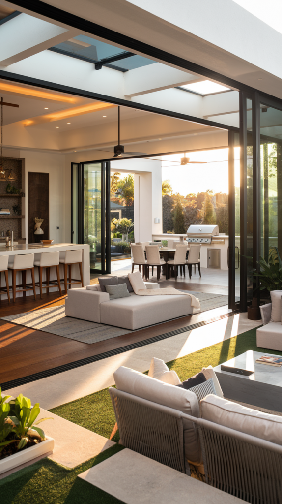 28 Modern Indoor-Outdoor Living Room Inspirations for Seamless Living