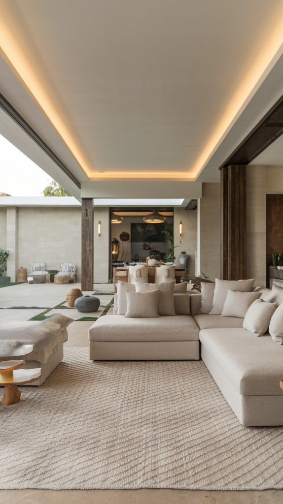 28 Modern Indoor-Outdoor Living Room Inspirations for Seamless Living