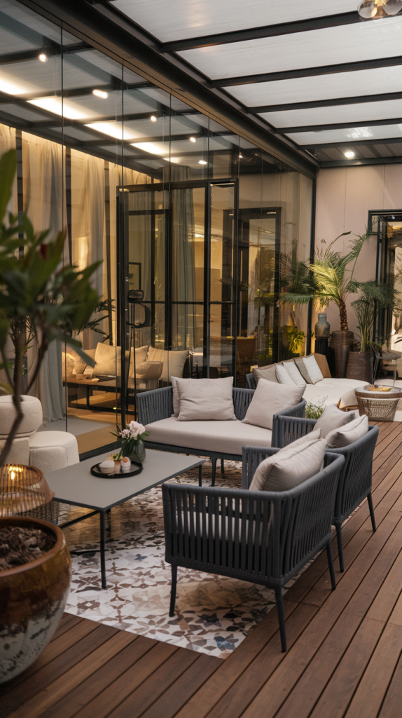 28 Modern Indoor-Outdoor Living Room Inspirations for Seamless Living