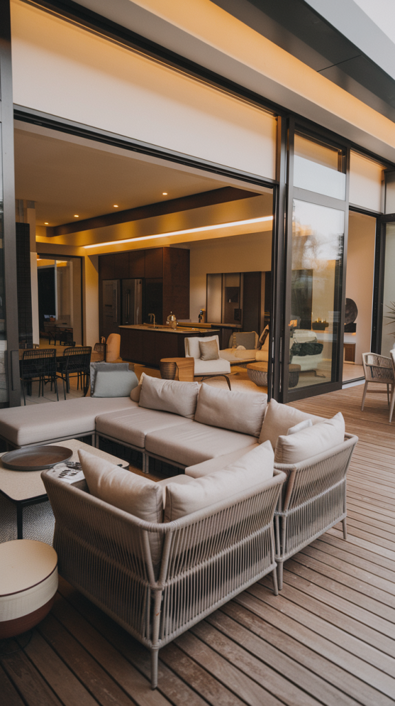 28 Modern Indoor-Outdoor Living Room Inspirations for Seamless Living