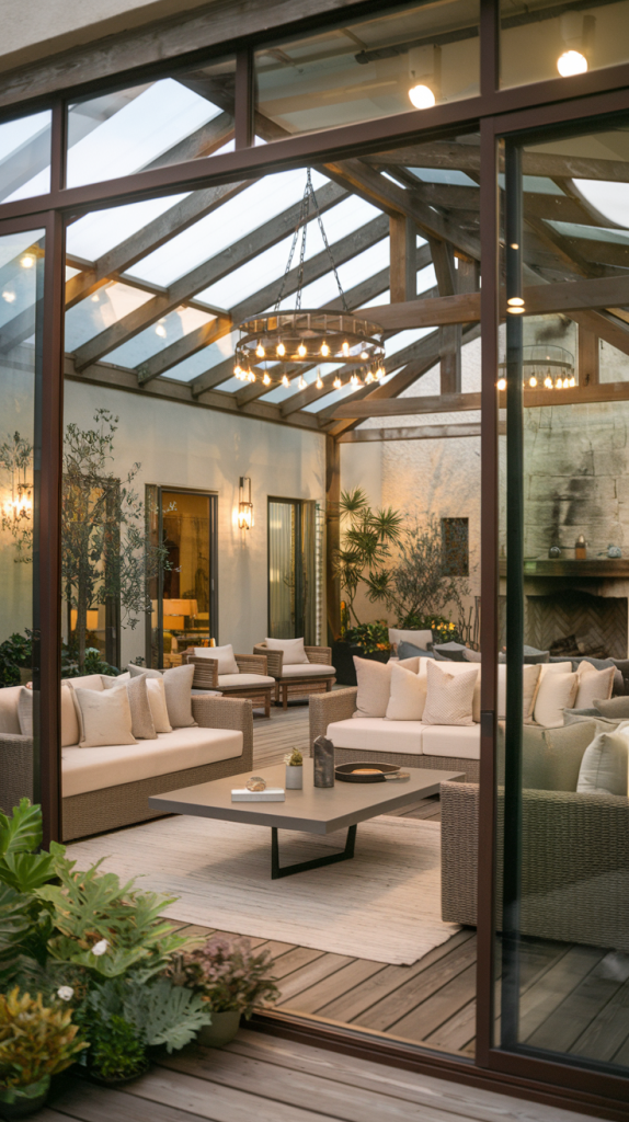 28 Modern Indoor-Outdoor Living Room Inspirations for Seamless Living