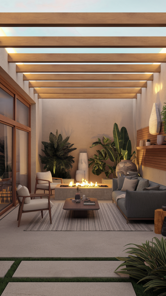 28 Modern Indoor-Outdoor Living Room Inspirations for Seamless Living