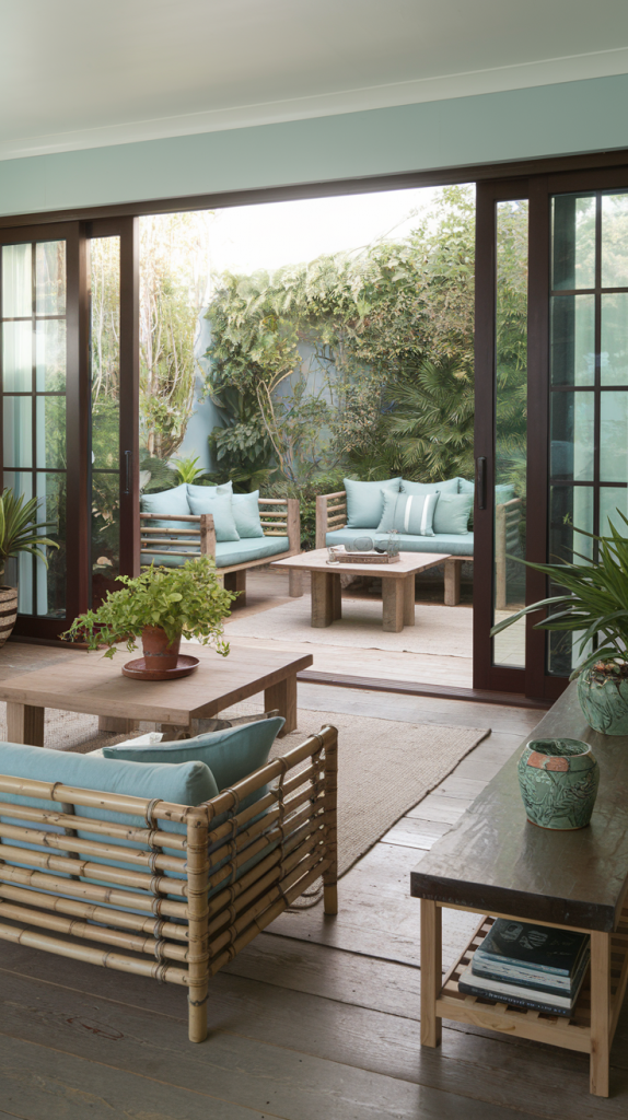 28 Modern Indoor-Outdoor Living Room Inspirations for Seamless Living