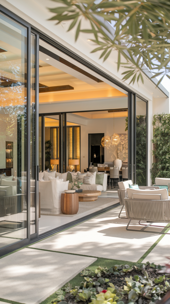 28 Modern Indoor-Outdoor Living Room Inspirations for Seamless Living