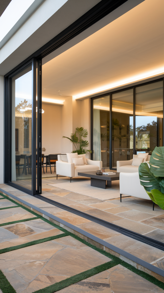 28 Modern Indoor-Outdoor Living Room Inspirations for Seamless Living