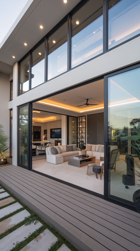 28 Modern Indoor-Outdoor Living Room Inspirations for Seamless Living