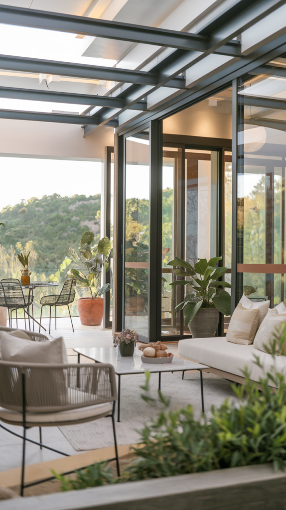 28 Modern Indoor-Outdoor Living Room Inspirations for Seamless Living