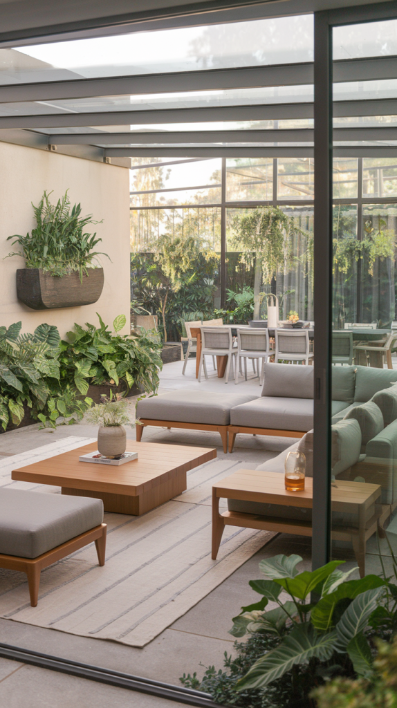 28 Modern Indoor-Outdoor Living Room Inspirations for Seamless Living