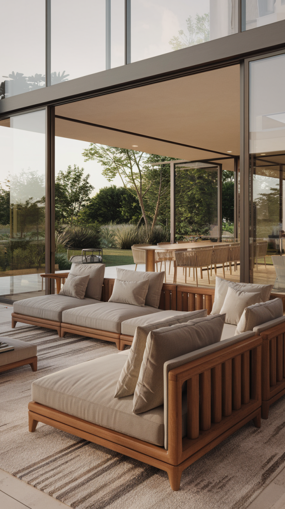 28 Modern Indoor-Outdoor Living Room Inspirations for Seamless Living