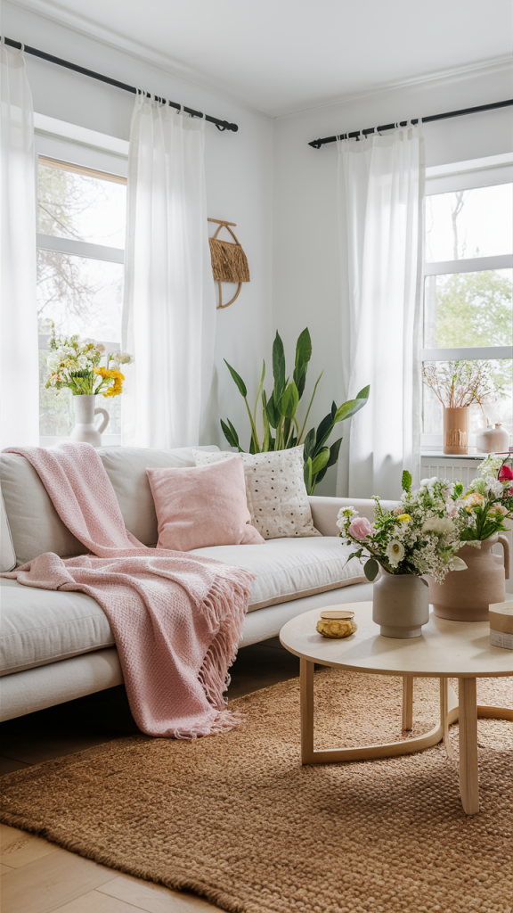 Spring Living Room Trends 2025: 32 Chic and Cozy Décor Ideas to Refresh Your Space