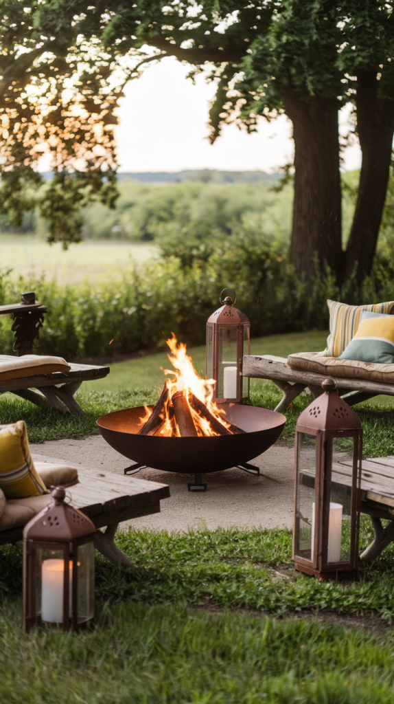 32 Outdoor Firepits Area Ideas to Transform Your Backyard into a Cozy Retreat