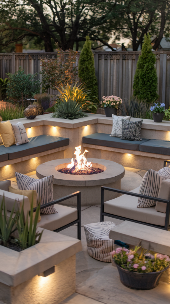 32 Outdoor Firepits Area Ideas to Transform Your Backyard into a Cozy Retreat