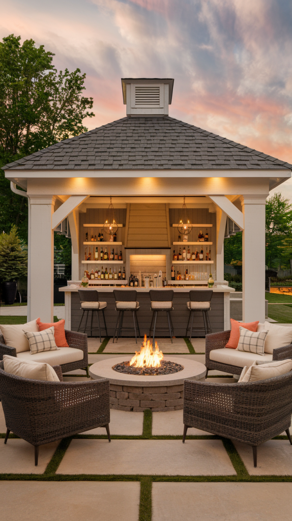 30 Stunning Outdoor Pavilion Ideas for a Dreamy Backyard Retreat