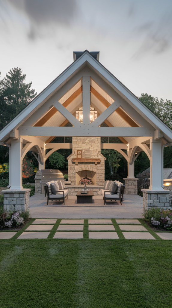 30 Stunning Outdoor Pavilion Ideas for a Dreamy Backyard Retreat