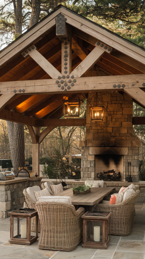 30 Stunning Outdoor Pavilion Ideas for a Dreamy Backyard Retreat