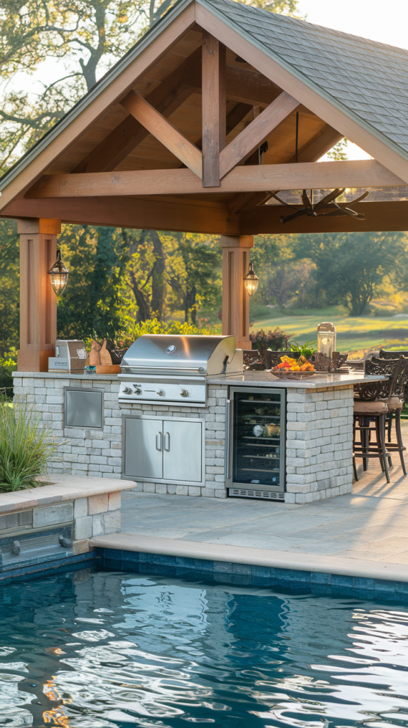 Upgrade Your Outdoor Space: 32 Inspiring Pool Pavilion Ideas