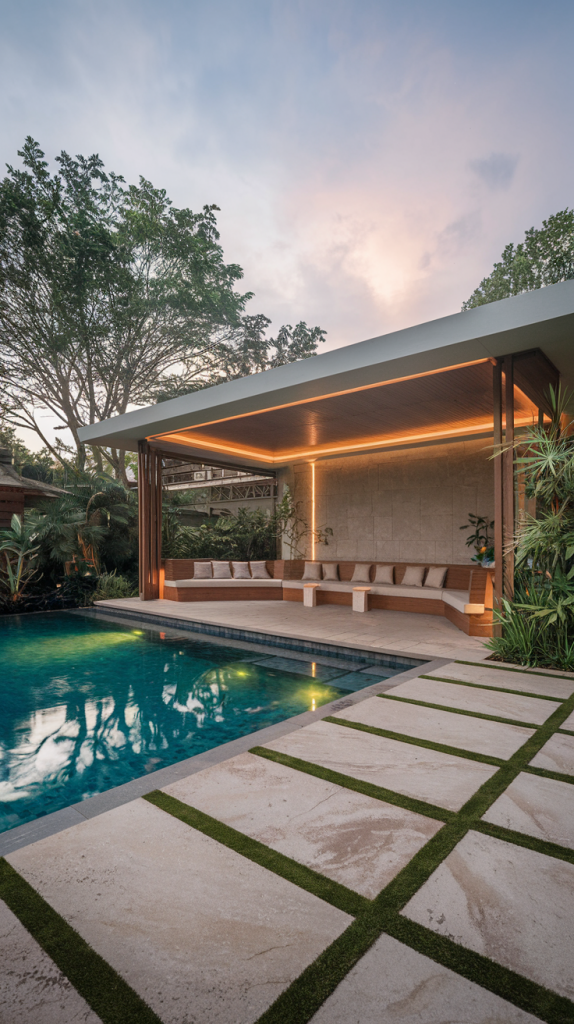 Upgrade Your Outdoor Space: 32 Inspiring Pool Pavilion Ideas