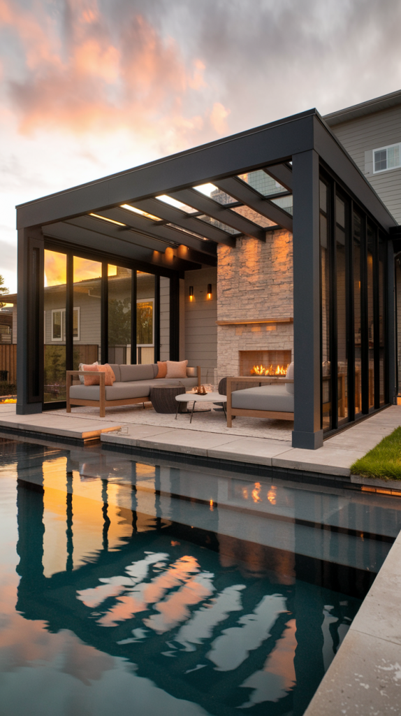 Upgrade Your Outdoor Space: 32 Inspiring Pool Pavilion Ideas