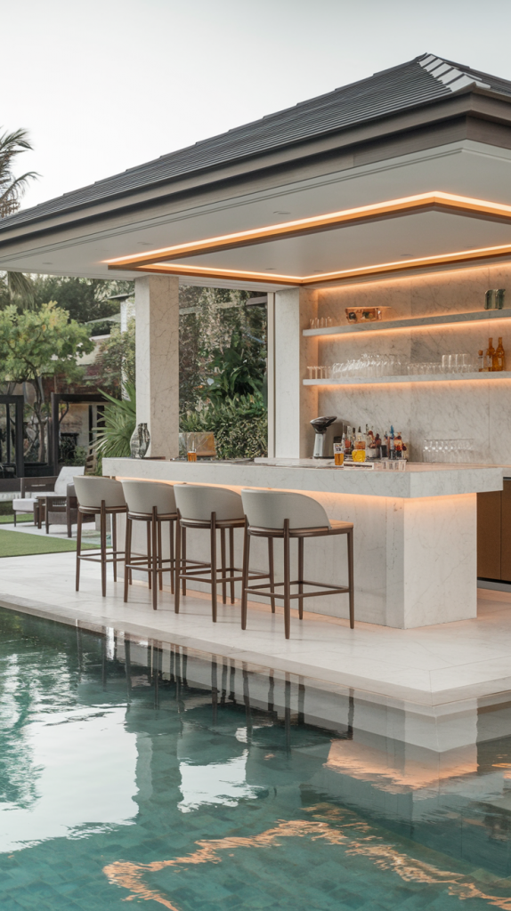 Upgrade Your Outdoor Space: 32 Inspiring Pool Pavilion Ideas