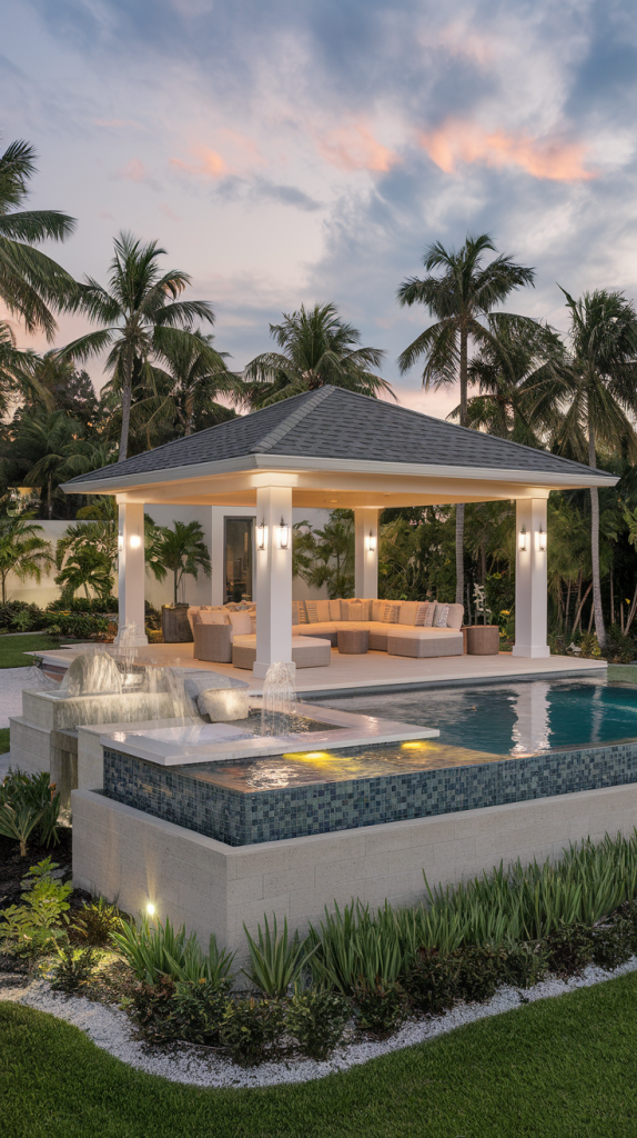 Upgrade Your Outdoor Space: 32 Inspiring Pool Pavilion Ideas