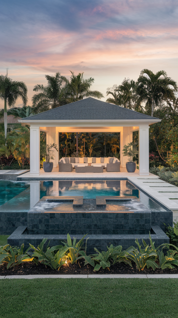 Upgrade Your Outdoor Space: 32 Inspiring Pool Pavilion Ideas