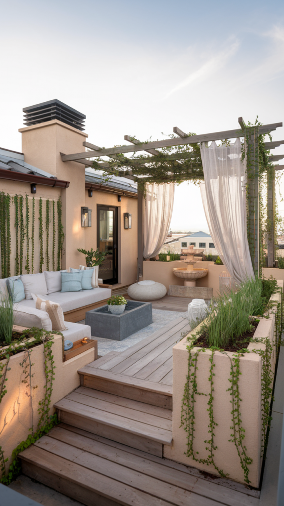 Rooftop Retreats: 30 Creative Terrace Designs to Maximize Your Skyline Views
