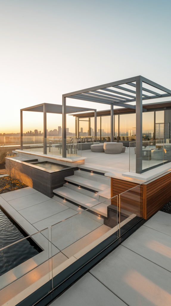 Rooftop Retreats: 30 Creative Terrace Designs to Maximize Your Skyline Views