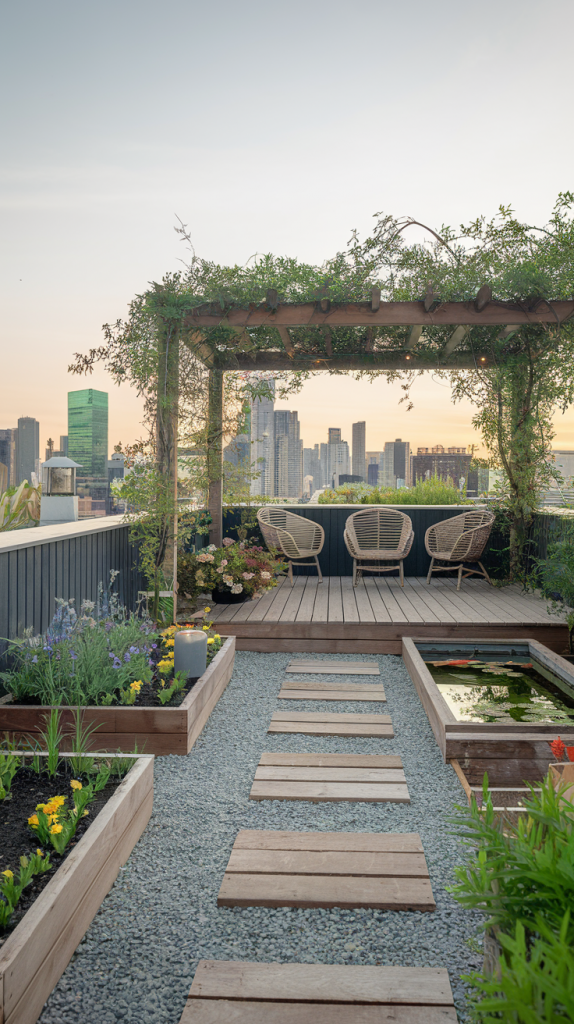 Rooftop Retreats: 30 Creative Terrace Designs to Maximize Your Skyline Views