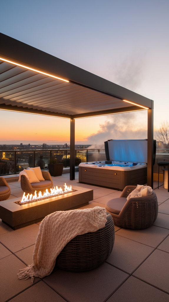 Rooftop Retreats: 30 Creative Terrace Designs to Maximize Your Skyline Views