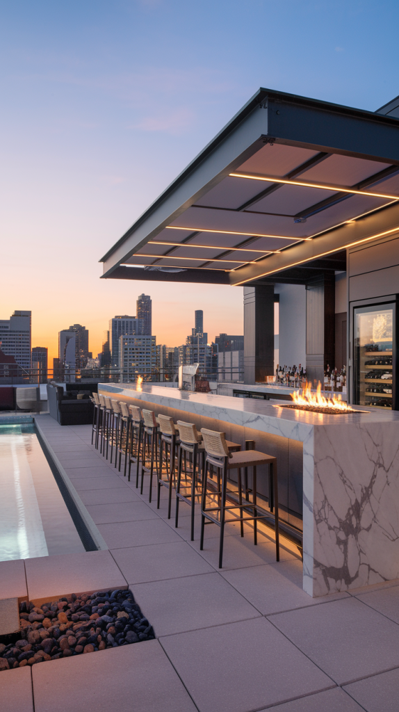 Rooftop Retreats: 30 Creative Terrace Designs to Maximize Your Skyline Views