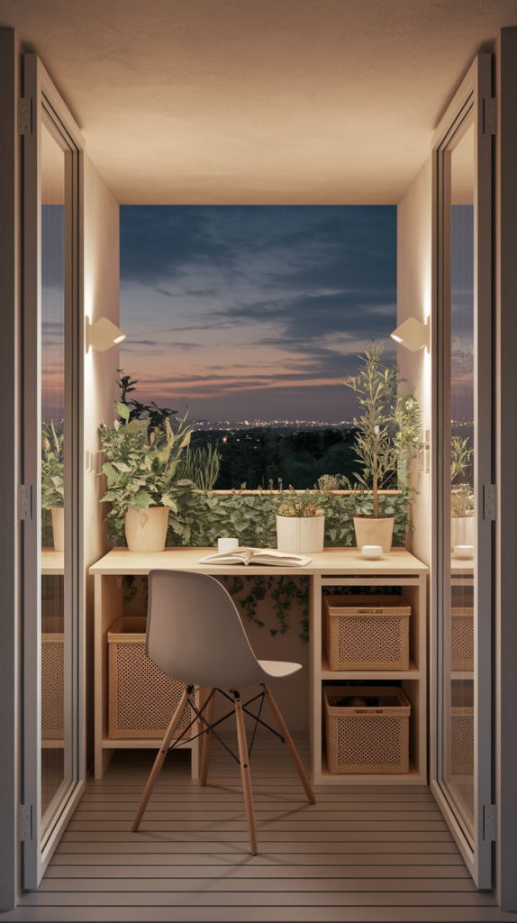 Small to Spacious: 32 Balcony Workspace Ideas for Every Lifestyle