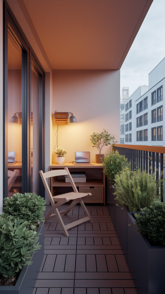Small to Spacious: 32 Balcony Workspace Ideas for Every Lifestyle