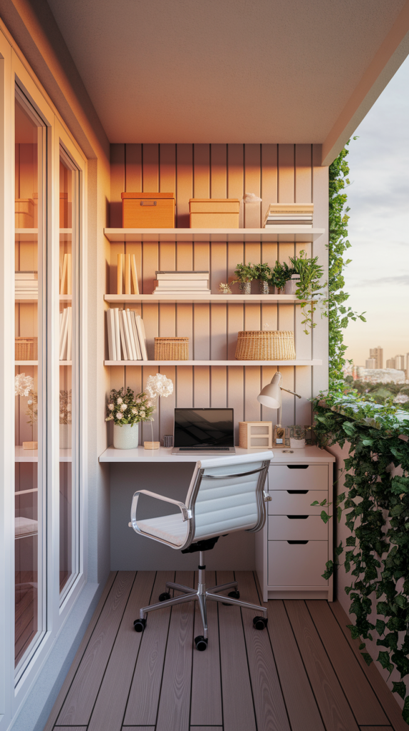 Small to Spacious: 32 Balcony Workspace Ideas for Every Lifestyle