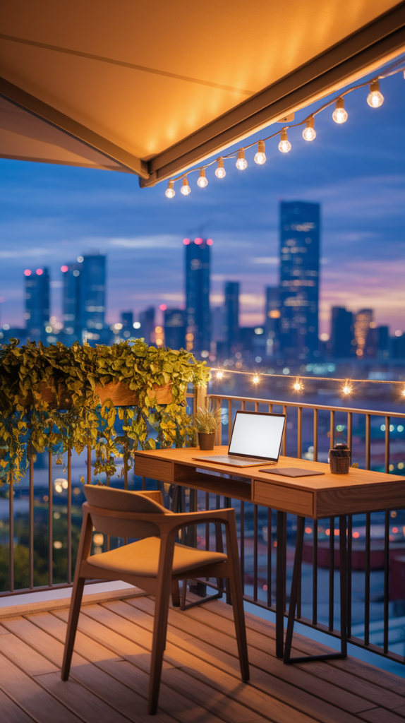 Small to Spacious: 32 Balcony Workspace Ideas for Every Lifestyle