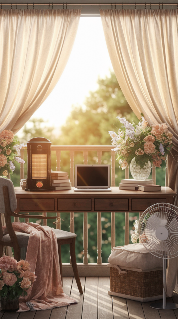 Small to Spacious: 32 Balcony Workspace Ideas for Every Lifestyle