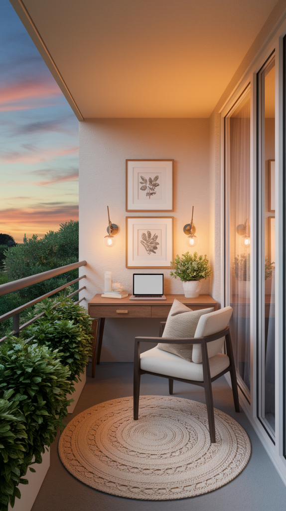 Small to Spacious: 32 Balcony Workspace Ideas for Every Lifestyle