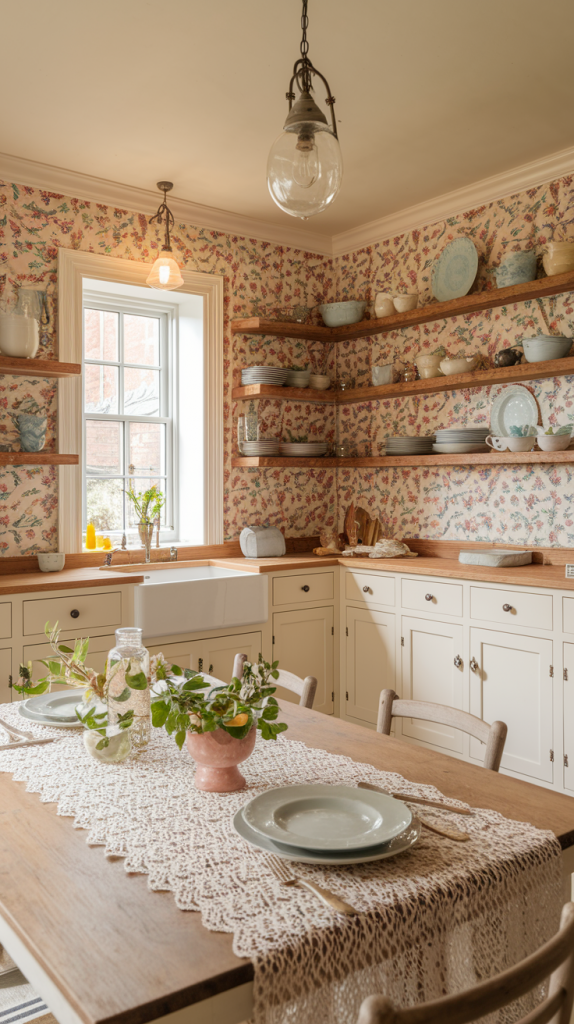 From Vintage Charm to Modern Whimsy: 30 Cottage Core Kitchen Inspirations You’ll Love
