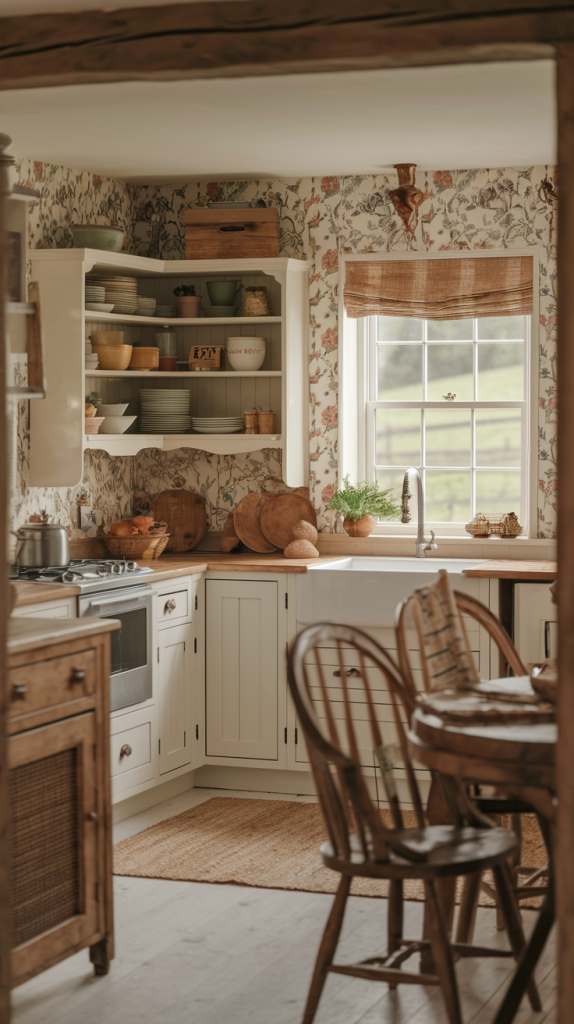 From Vintage Charm to Modern Whimsy: 30 Cottage Core Kitchen Inspirations You’ll Love