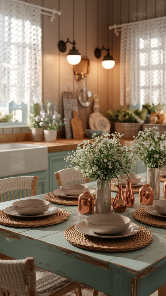 From Vintage Charm to Modern Whimsy: 30 Cottage Core Kitchen Inspirations You’ll Love