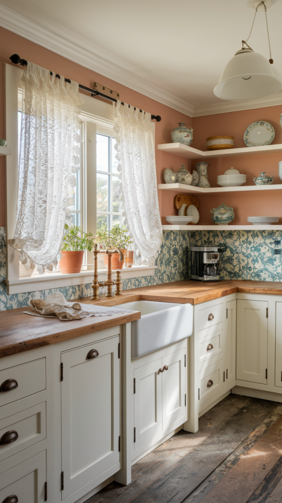 From Vintage Charm to Modern Whimsy: 30 Cottage Core Kitchen Inspirations You’ll Love